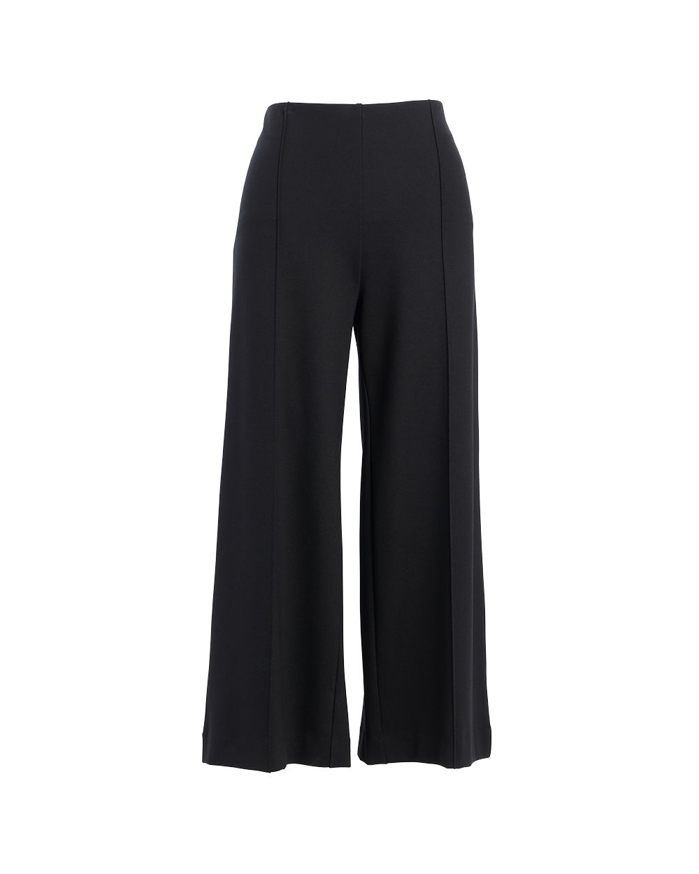 Ponte Pintuck Wide Leg Ankle Pants click to view larger image.