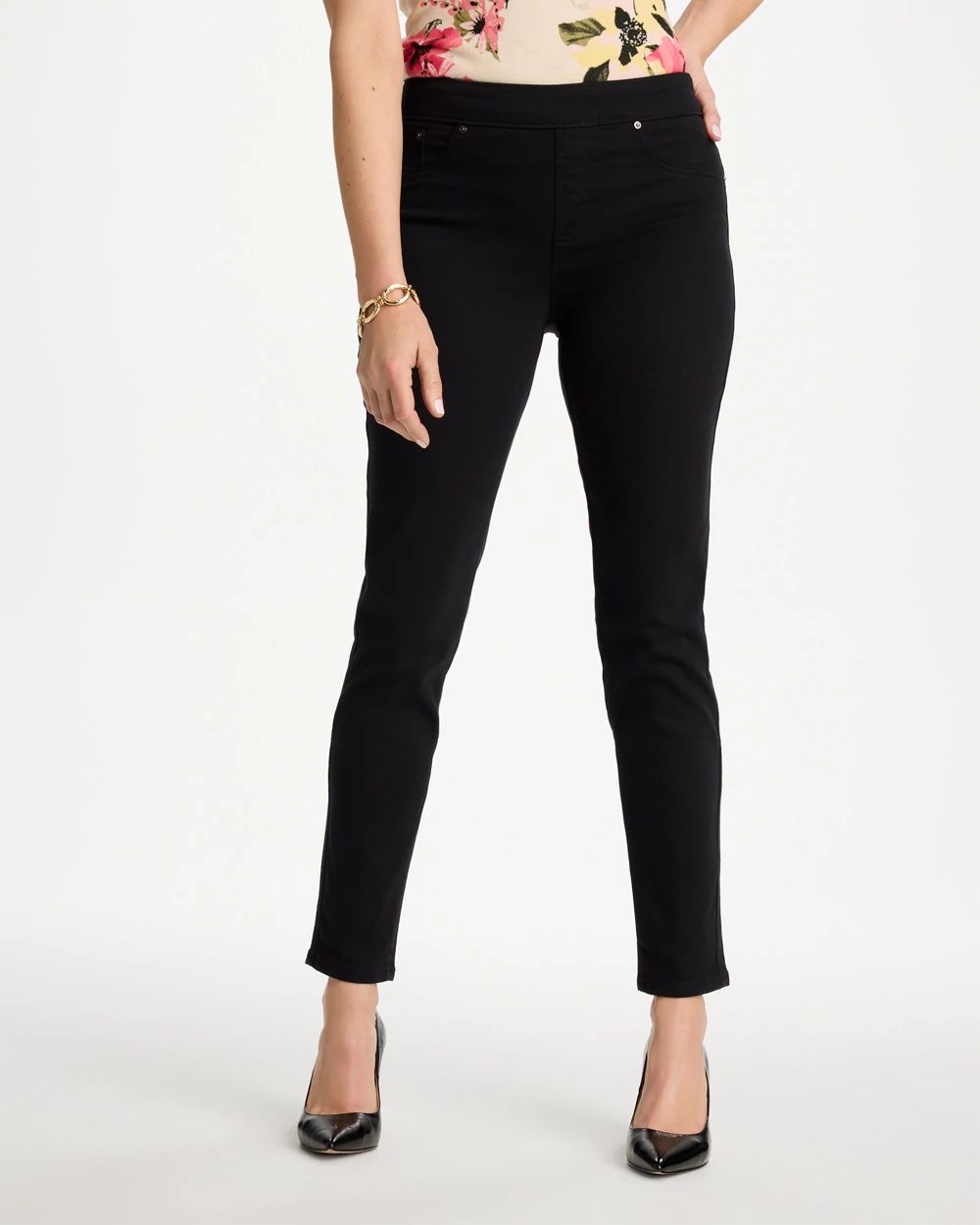 Modern Pull-On Ankle Jeggings