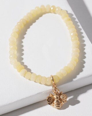 Bee Drop Off Stretch Bracelet