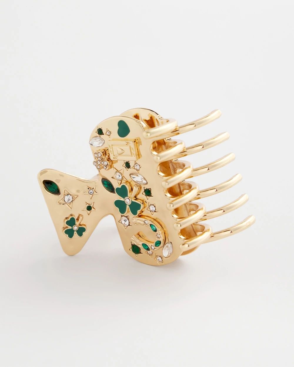 St. Patrick's Day Jaw Hair Clip click to view larger image.