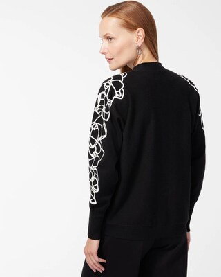Luxe Floral Soutache Cardigan