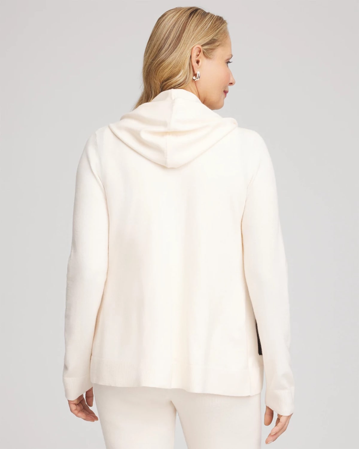 Chico's Luxe Cashmere-blend Jacket In Cream