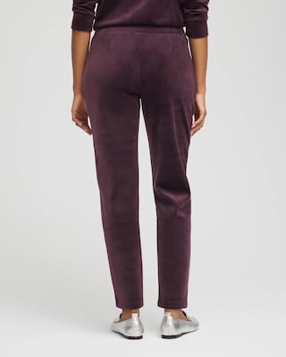 Zenergy® Velour Tapered Ankle Pants click to view larger image.
