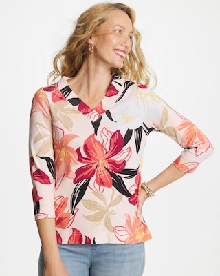 Pima Cotton 3/4 Sleeve Tee