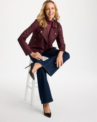Suede Moto Jacket click to view larger image.