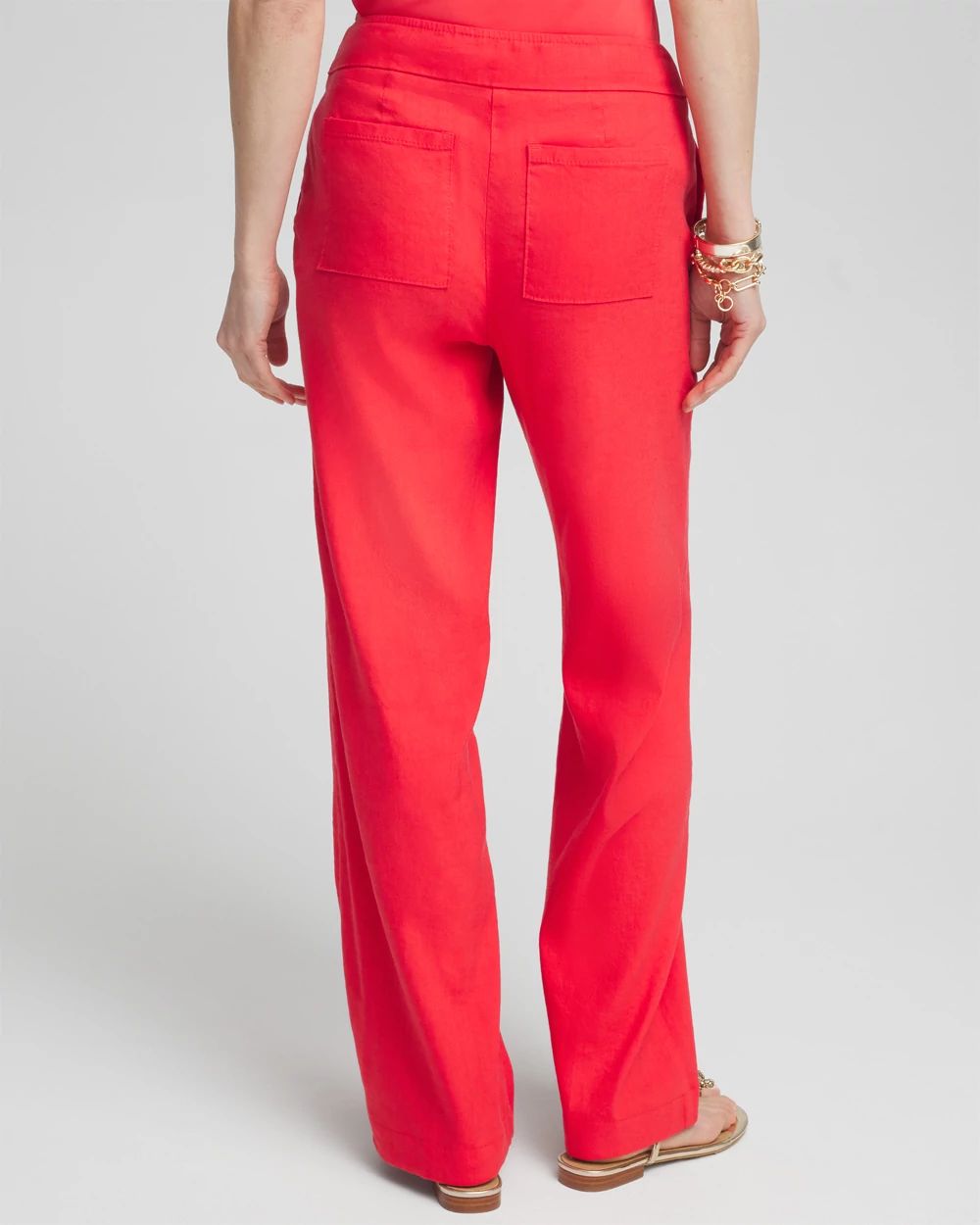 Linen Stretch Relaxed Pants