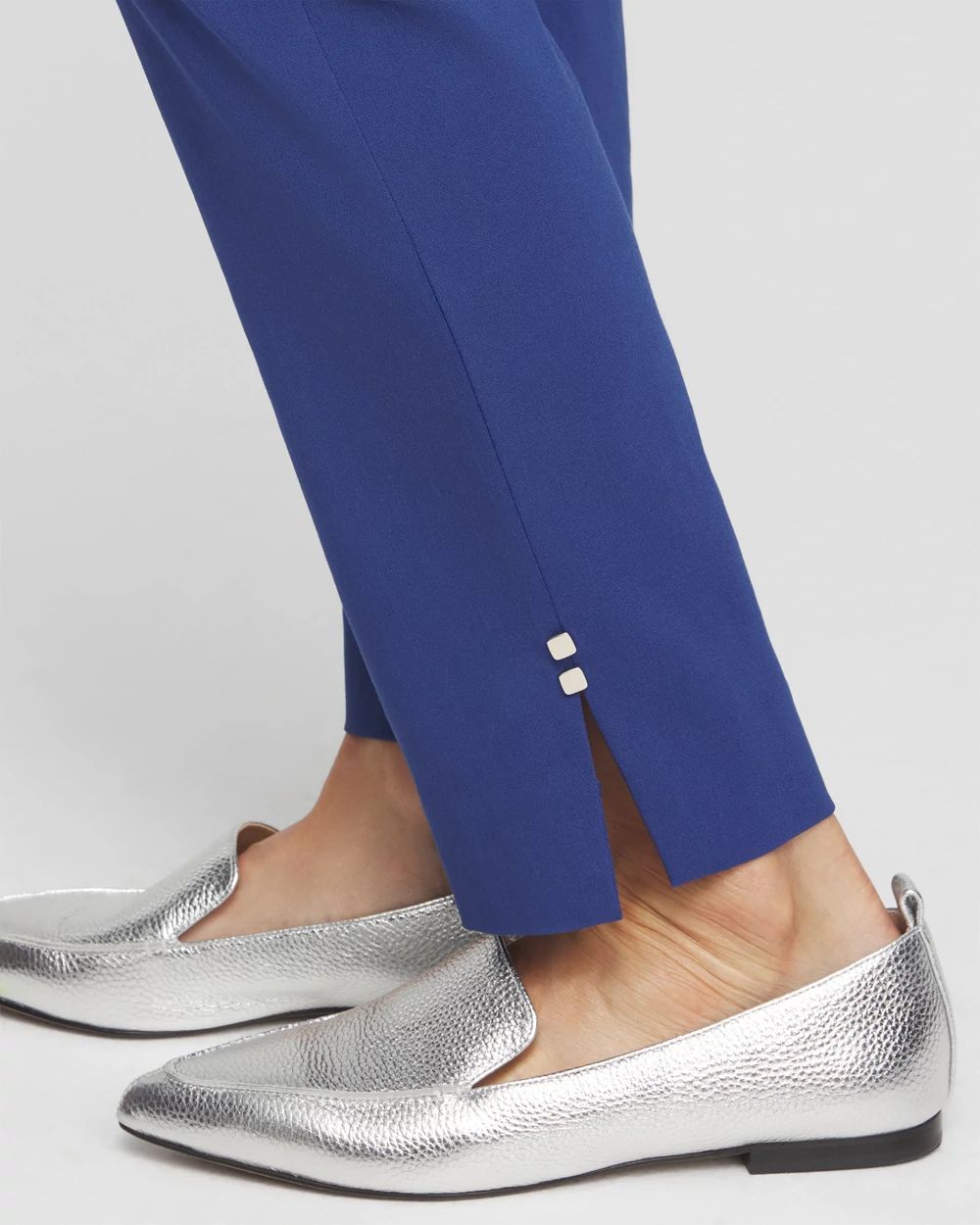 Brigitte Rivet Slit Ankle Pants click to view larger image.