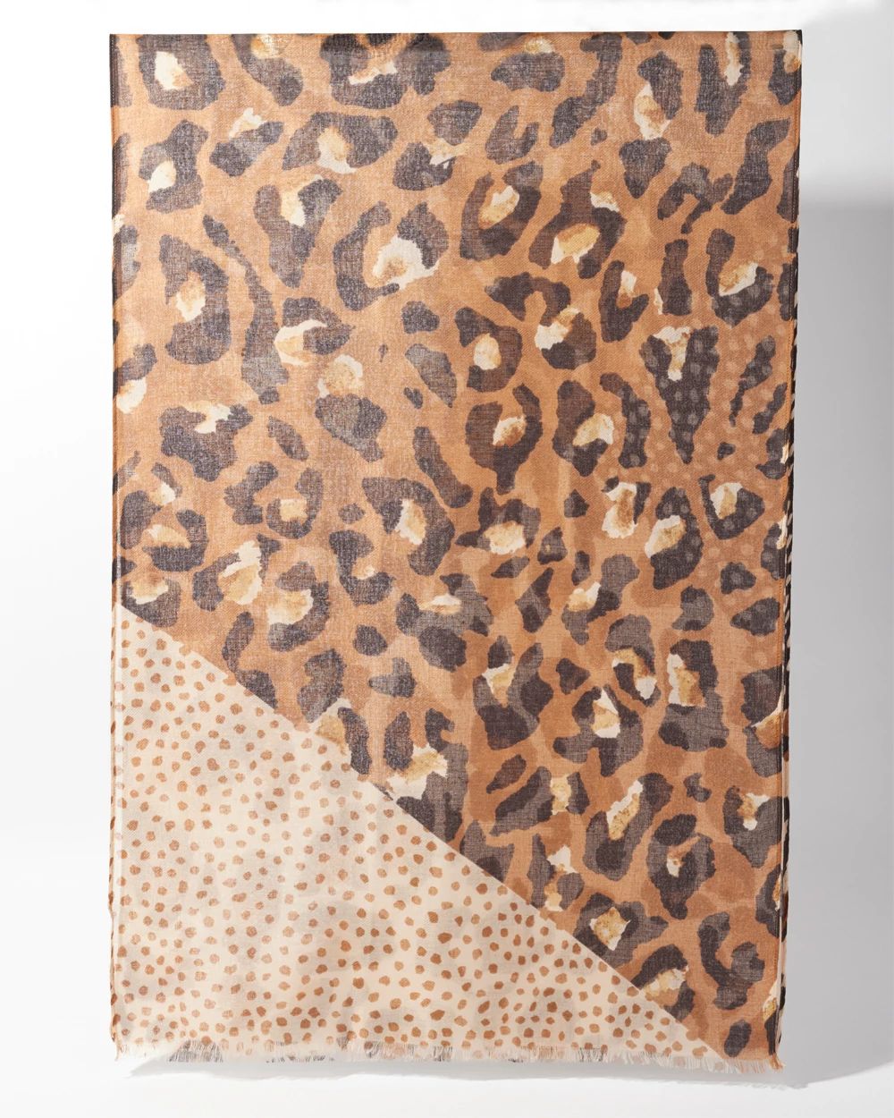 Animal Print Oblong Scarf