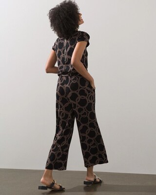 Travelers Dot Print Jumpsuit