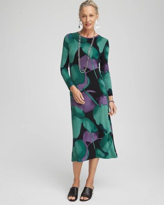 Travelers™ Watercolor Midi Dress