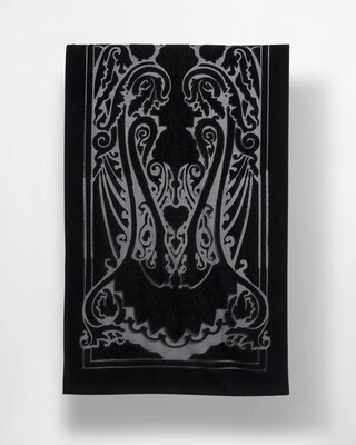 Velvet Burnout Scarf