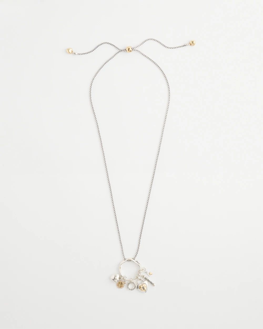 Adjustable Charm Necklace click to view larger image.