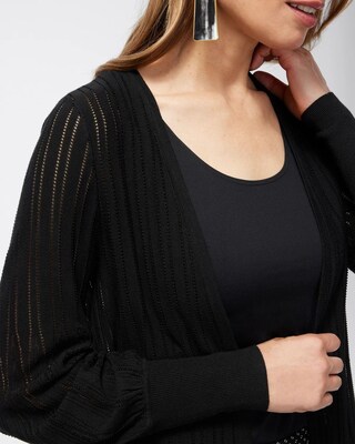 Pointelle Cardigan