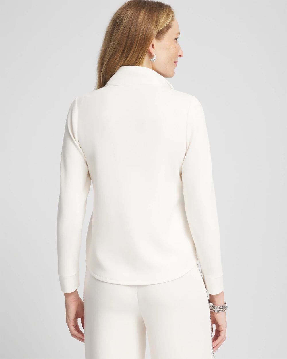 Zenergy® Scuba Embellished Sweatshirt