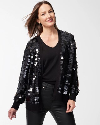 Sequin Cardigan Sweater