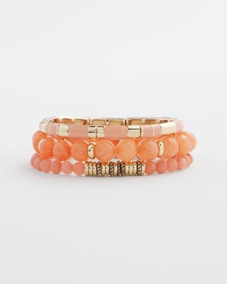 Pink Jade Hero Stretch Bracelet