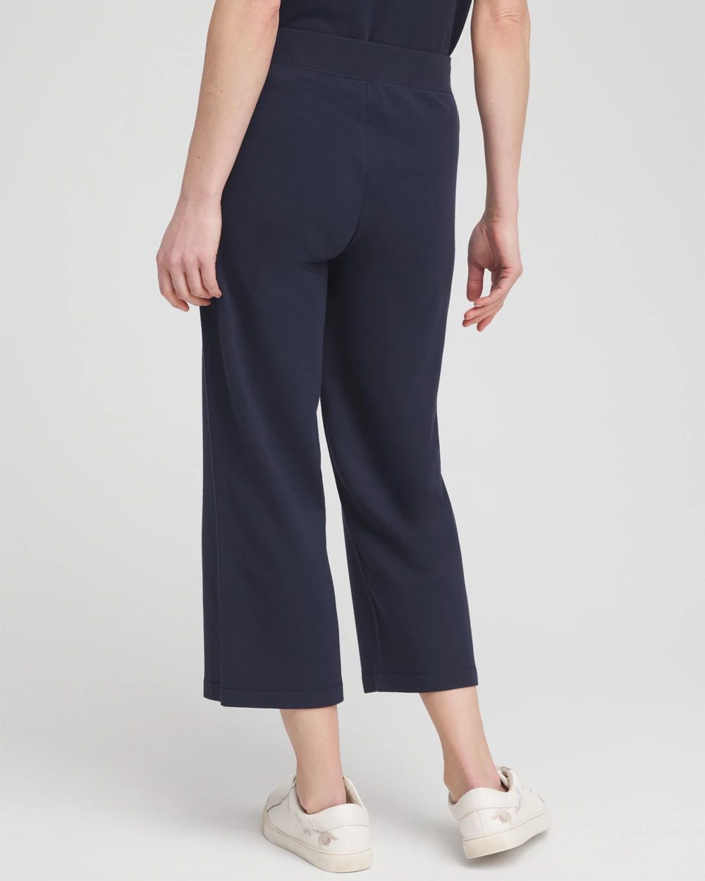 Zenergy® French Terry Wide Leg Crops click to view larger image.