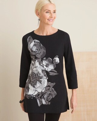 Floral-Print Tunic