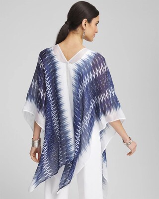 Long Embellished Linen Kaftan click to view larger image.