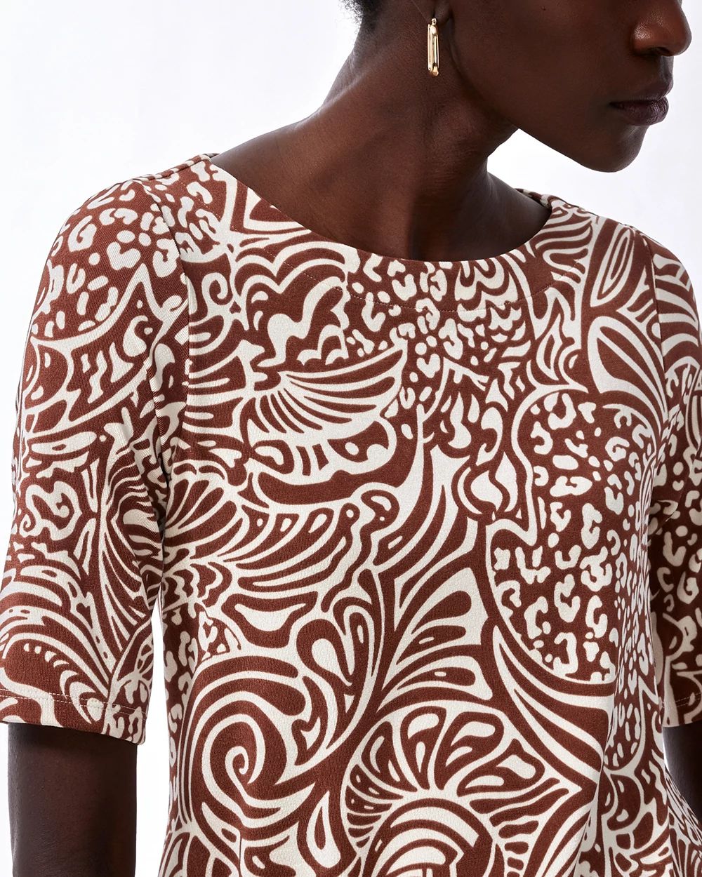 Travelers Animal Print Tunic