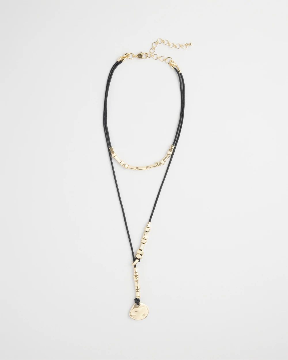 Convertible Gold Tone Y-Necklace