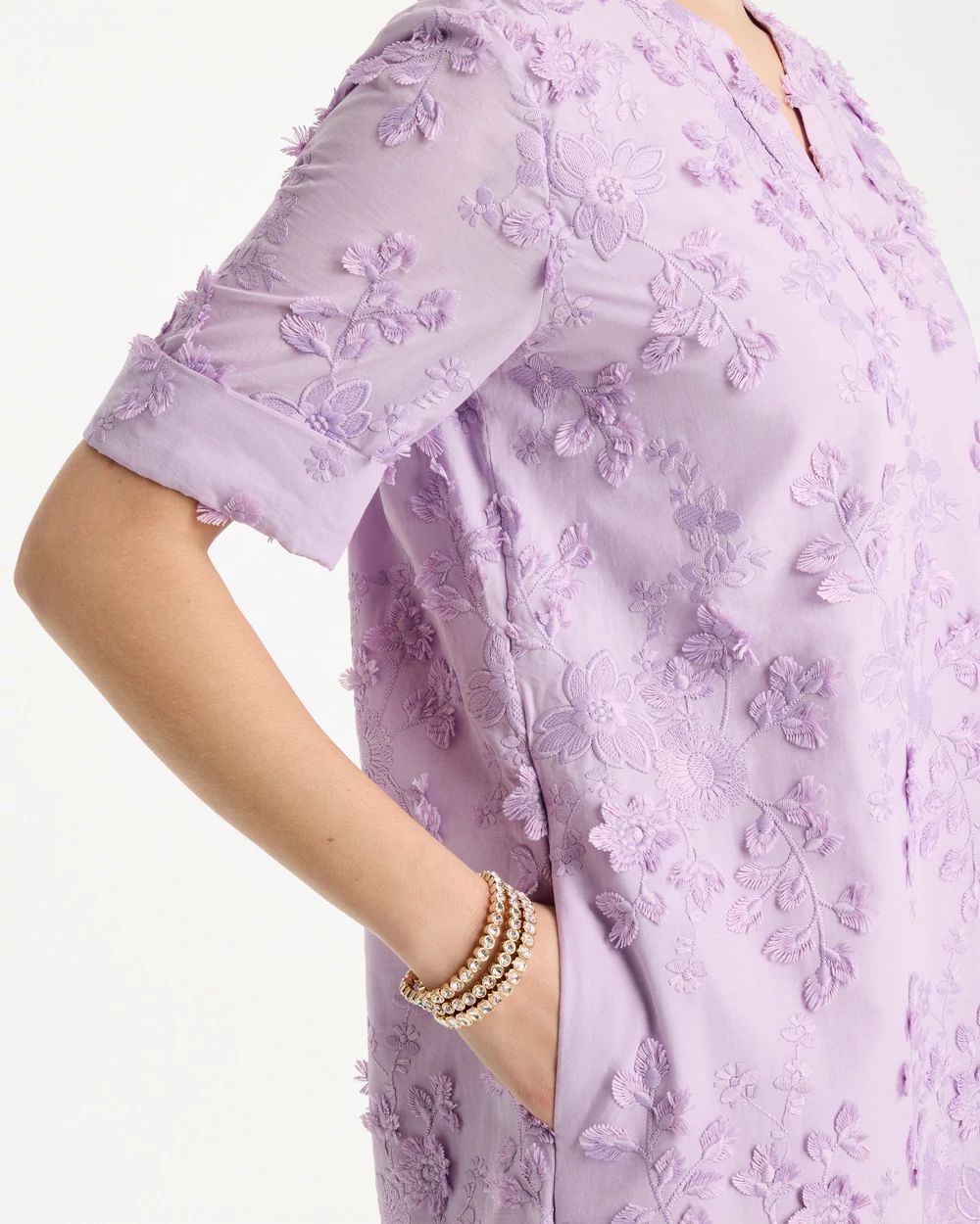 3-D Floral Bonnie Dress