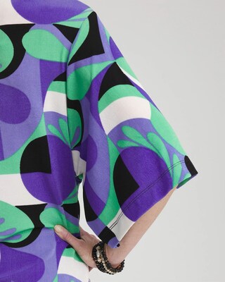 Travelers™ Abstract Kimono Sleeve Top