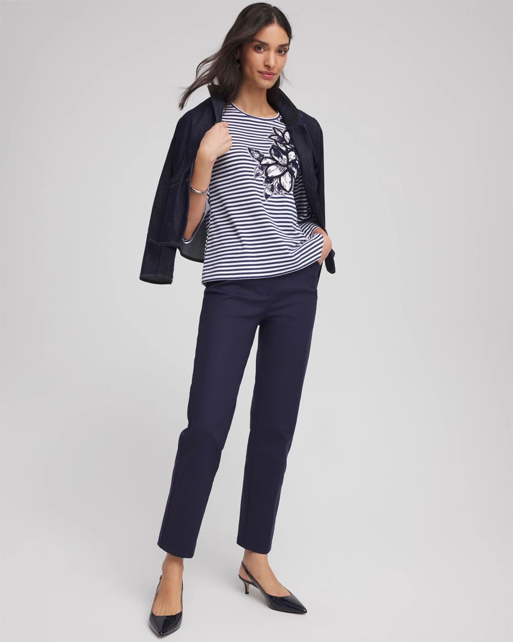 Emme Slim Ankle Pants click to view larger image.