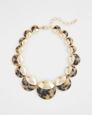 Golden Tortoise Collar Necklace click to view larger image.