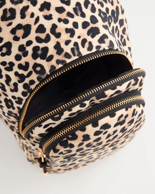 Animal Print Sling Backpack click to view larger image.