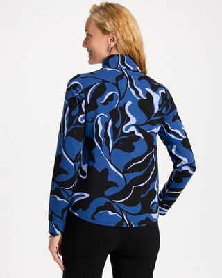 Zenergy® French Terry Bloom Half-Zip Pullover click to view larger image.