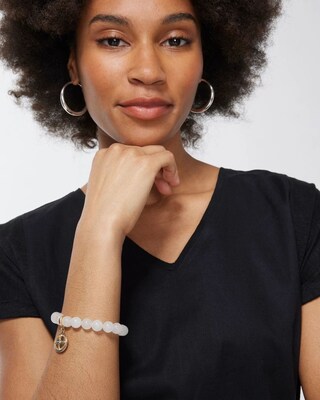 Compass Drop Off Stretch Bracelet