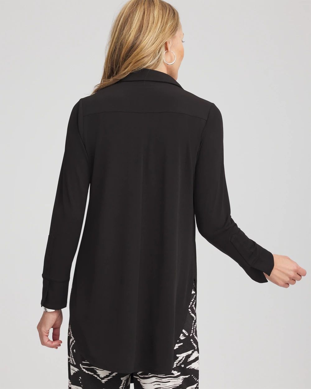 Travelers™ Knit Tie-Front Shirt