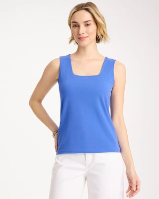 Contour Cotton™ Square Neck Tank