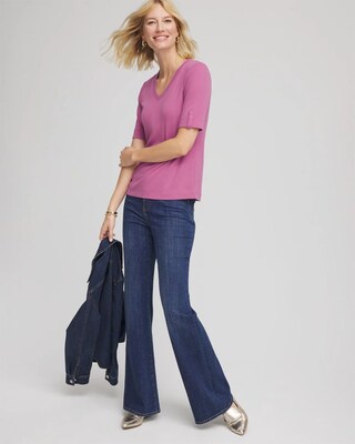 Everyday V-Neck Pima Tee click to view larger image.