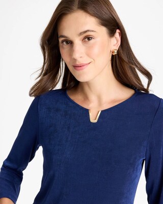 Travelers™ Embellished V-Neck Top click to view larger image.