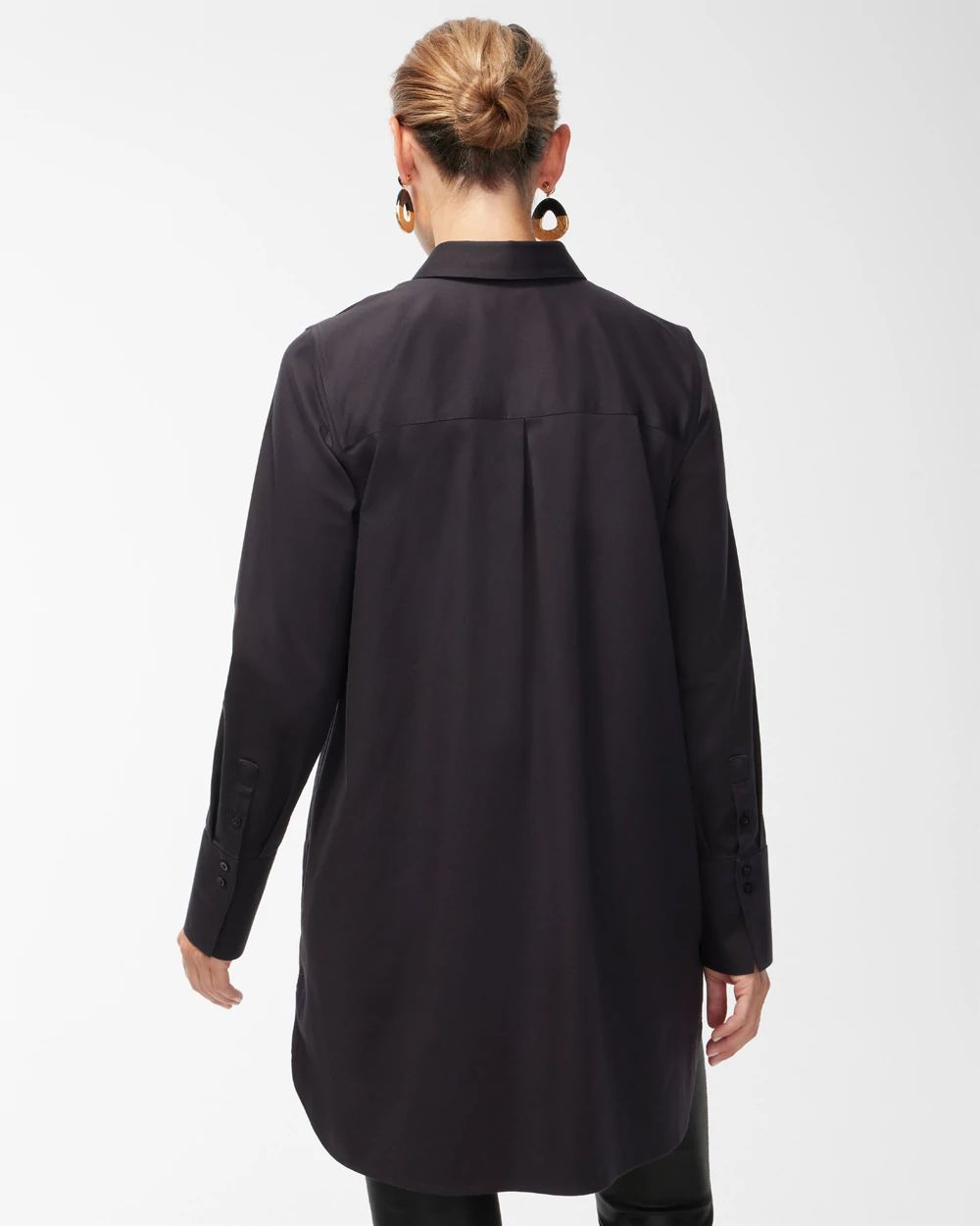 No Iron™ Stretch Pocket Maxi Tunic