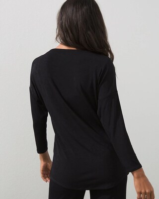 Travelers Classic Button-Trim Top