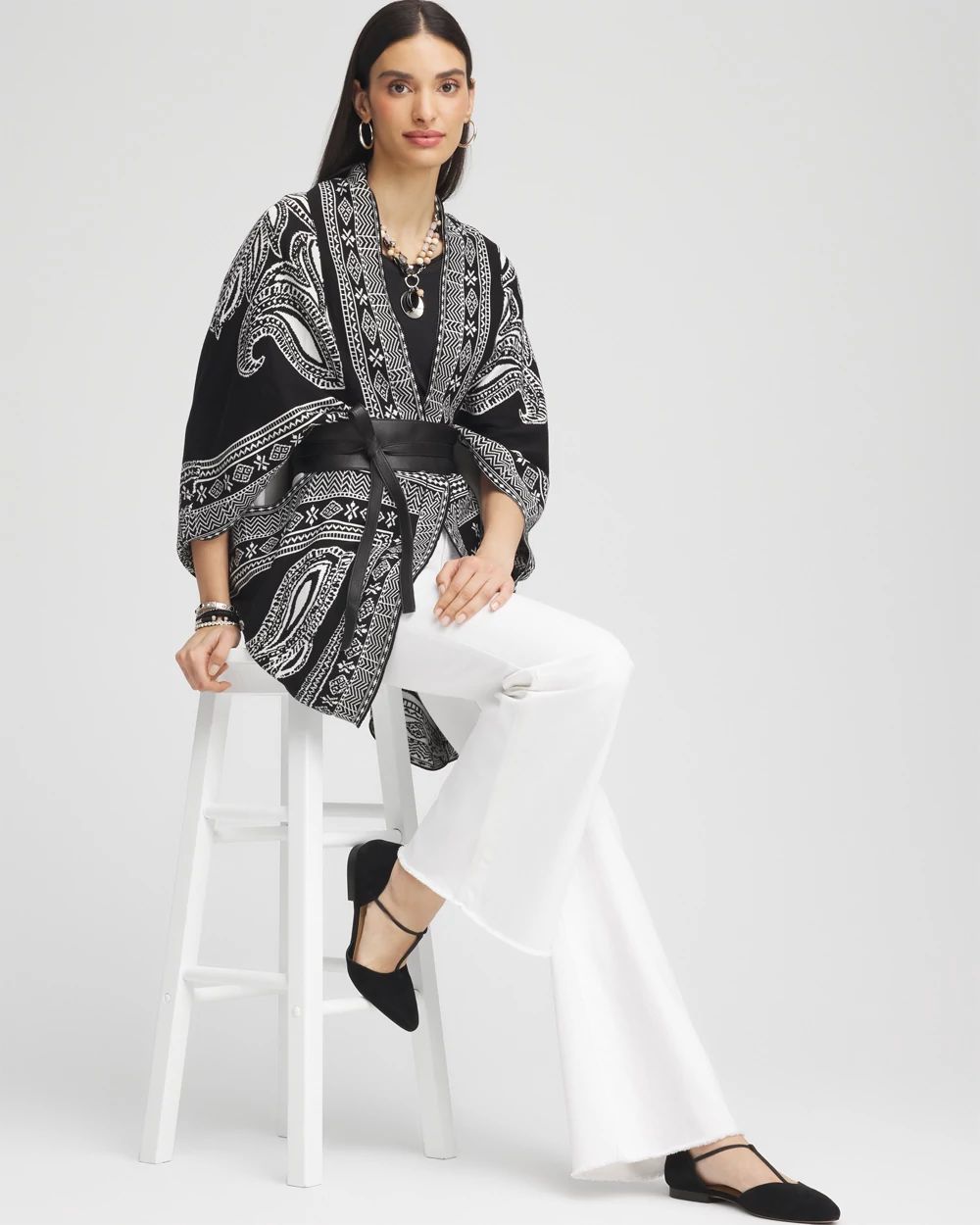 Paisley Sweater Ruana
