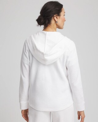 Zenergy® Beach Slub Zip-Front Hoodie click to view larger image.