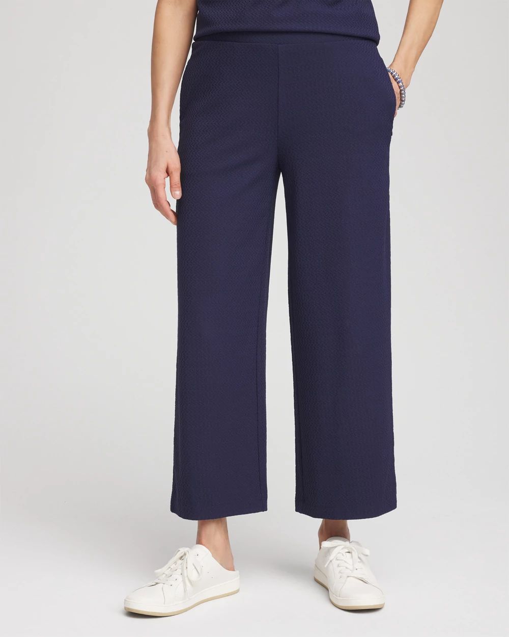 Zenergy® UPF Jacquard Knit Cropped Pants