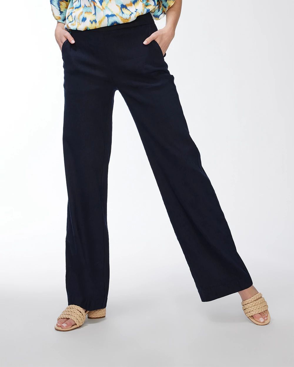 Linen Stretch Relaxed Pants