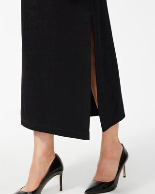 Petite Travelers Side Slit Maxi Skirt click to view larger image.