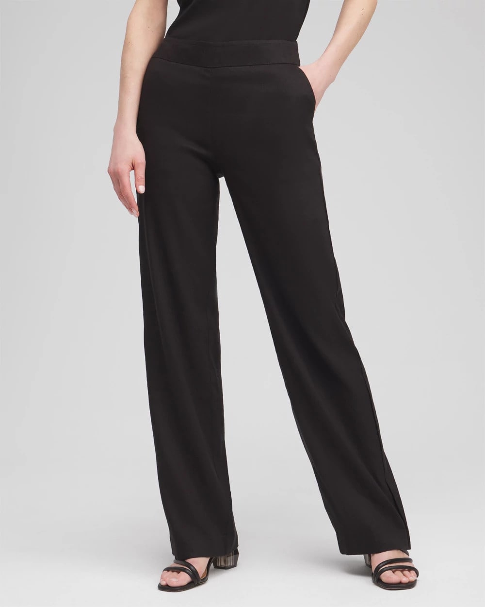 Linen Stretch Relaxed Pants