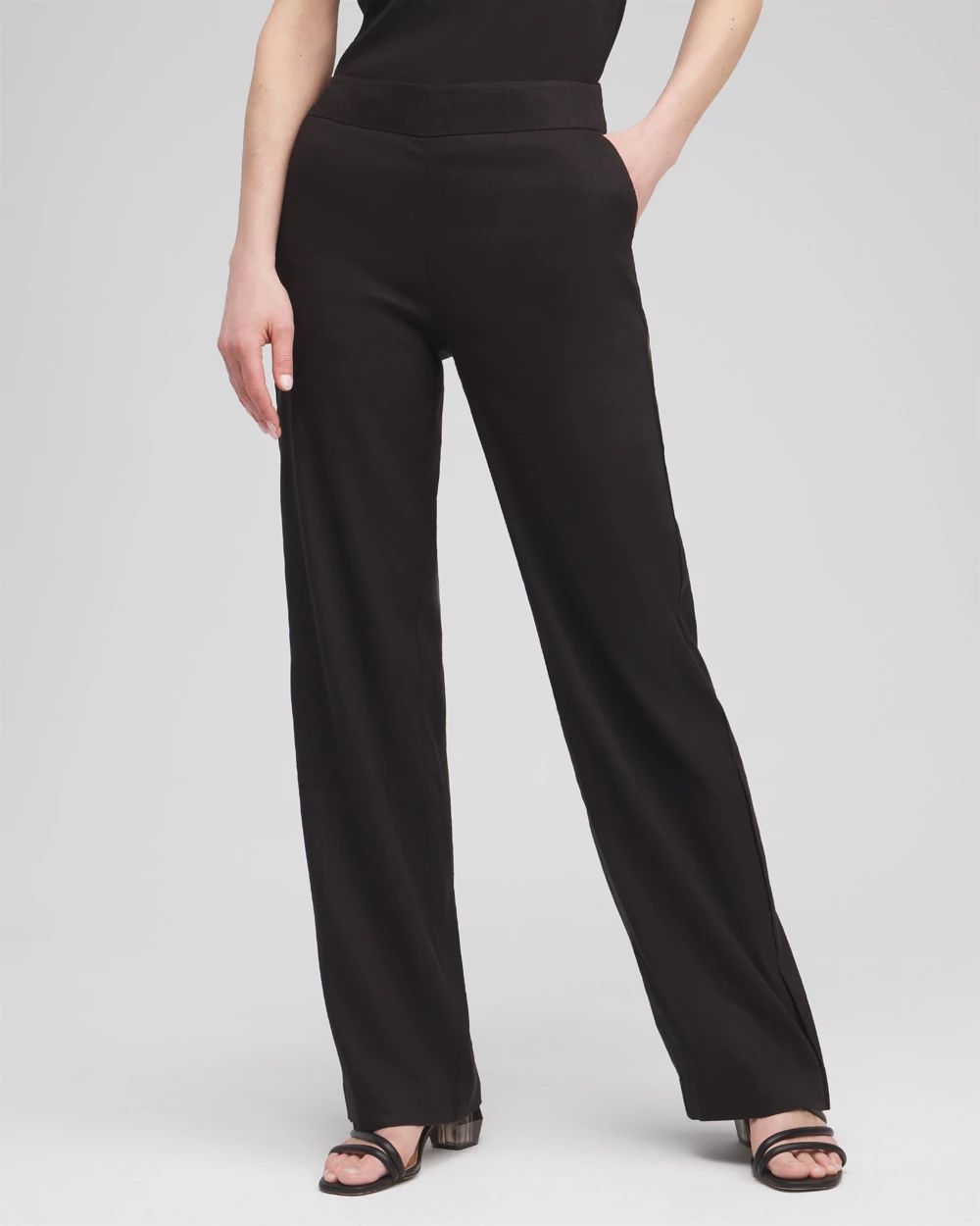 Linen Stretch Relaxed Pants