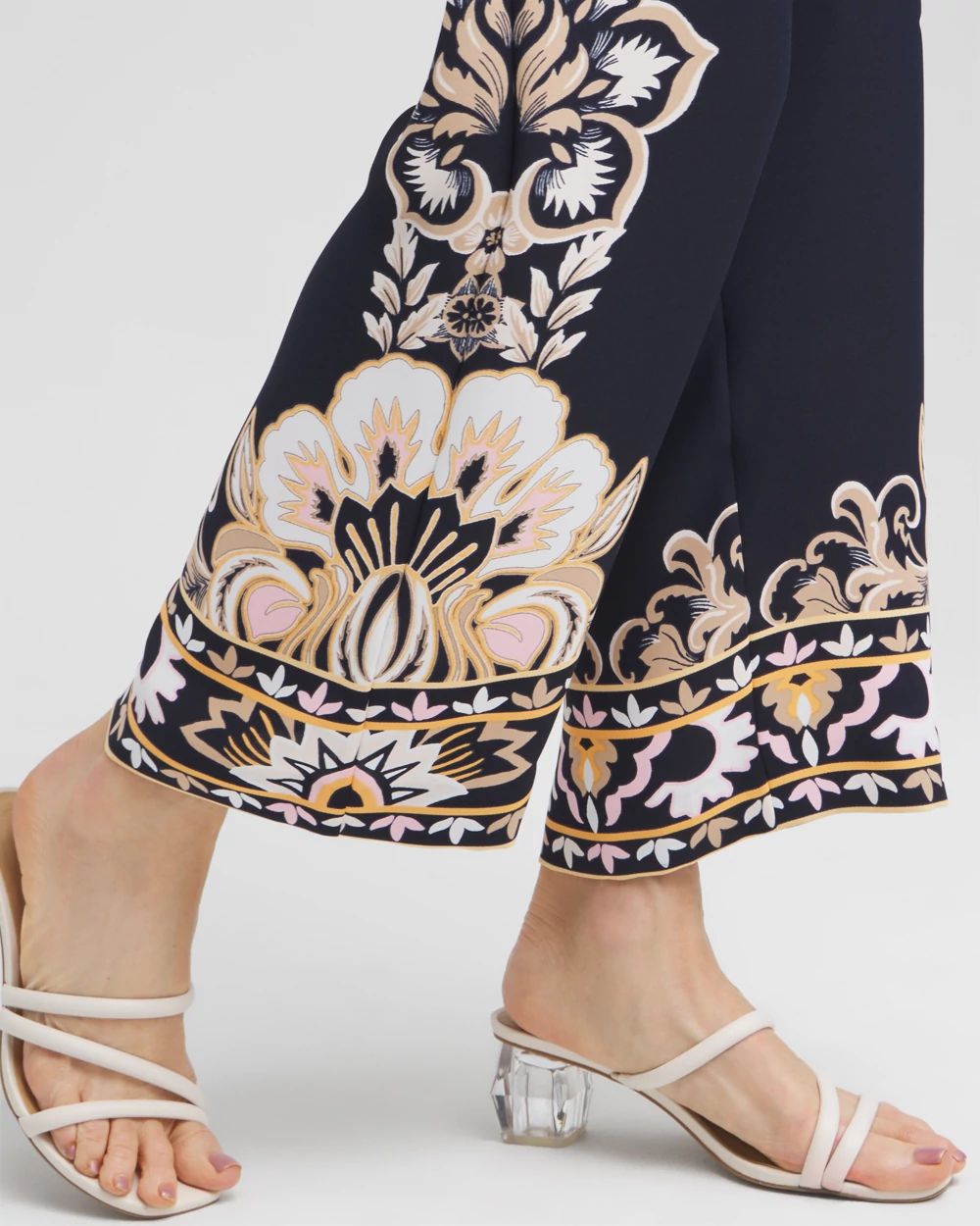 Floral Wide Leg Soft Pants