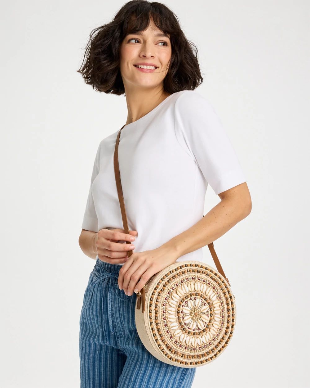 Seashell-Inspired Crossbody Bag click to view larger image.