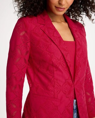 Lace Cutwork Blazer click to view larger image.