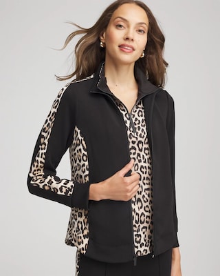 Zenergy® Scuba Mockneck Zip-Front Jacket