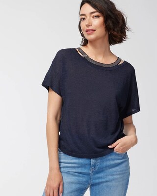 Caviar Bead Pullover Sweater